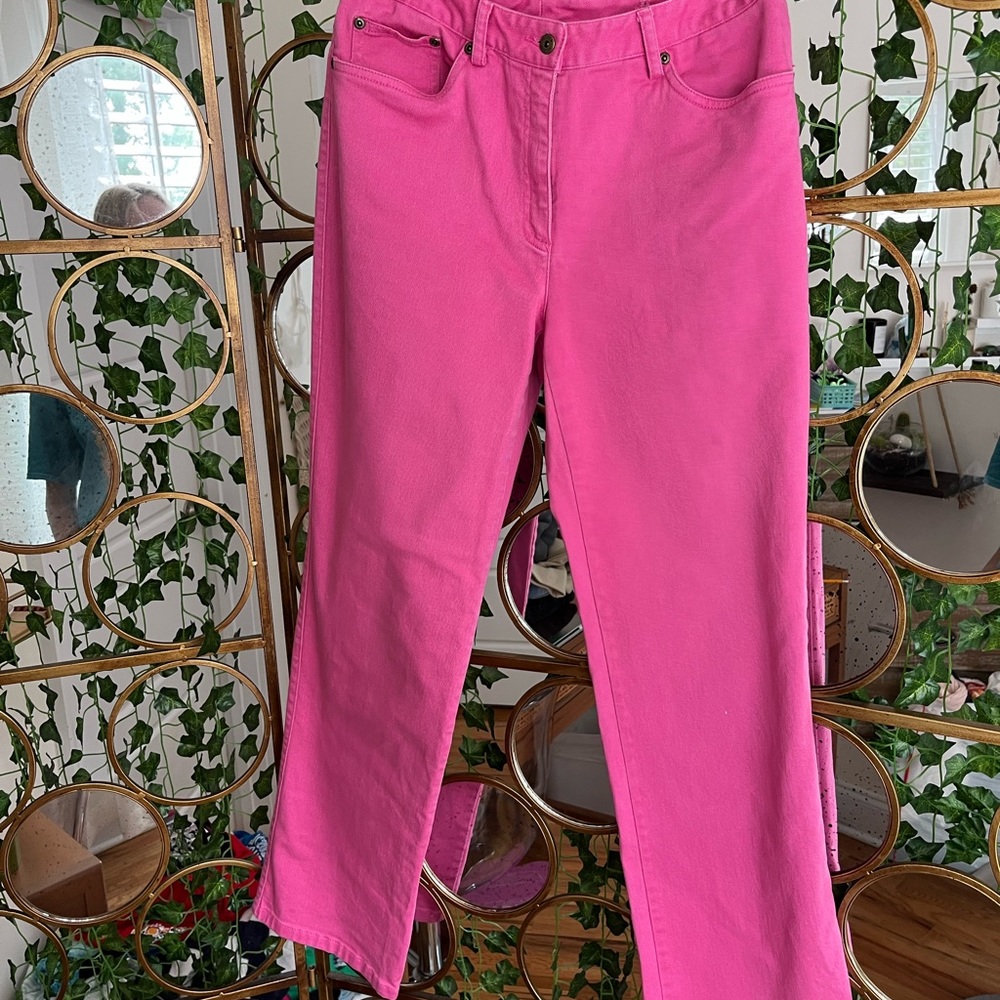 Pink jeans
